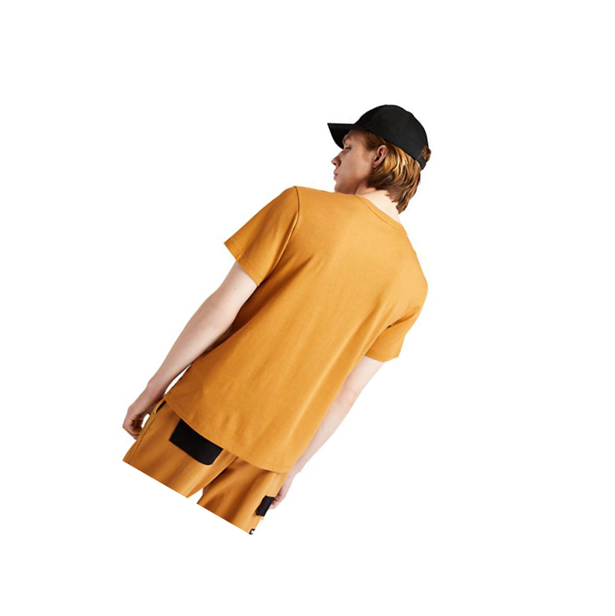 Camiseta Timberland Re-Comodidad EK+ Hombre Amarillo | ES-ZQODC79