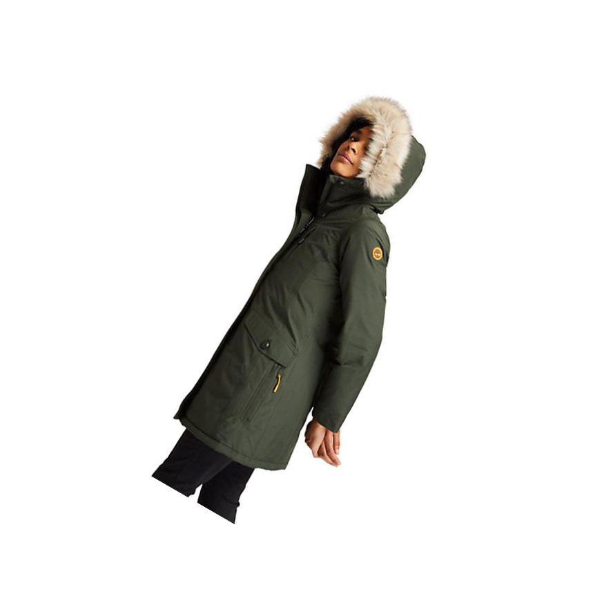 Chaquetas Parka Timberland DryVent™ Impermeables Mujer Verde | ES-KHSMP53