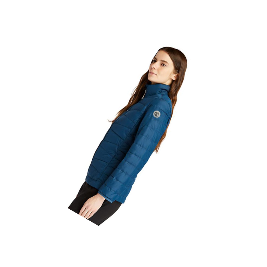 Chaquetas Parka Timberland Ligeros Packable Mujer Azules | ES-ZDEIU86