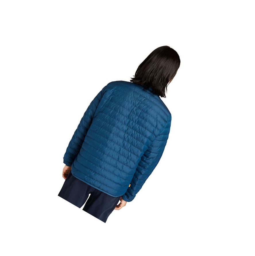 Chaquetas Timberland Axis Peak Impermeables Quilted-Híbrido Hombre Azules | ES-OKULN37