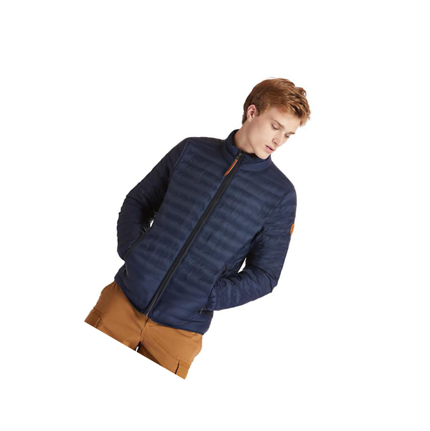 Chaquetas Timberland Axis Peak Packaway Quilted-Híbrido Hombre Azul Marino | ES-HTRLX57