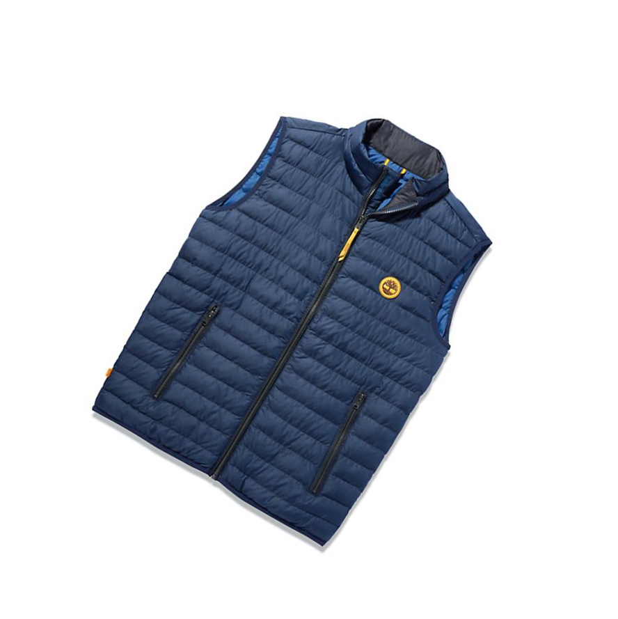 Chaquetas Timberland Axis Peak Thermal Quilted-Híbrido Hombre Azul Marino | ES-ZCLKB17