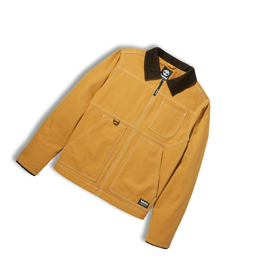 Chaquetas Timberland Chore Hombre Amarillo | ES-XBNVO37