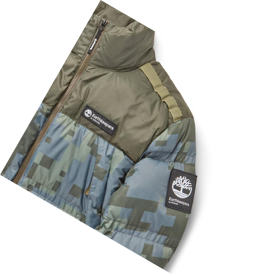 Chaquetas Timberland Earthkeepers® by Raeburn All Gender Puffer Hombre Verde Camuflaje | ES-HJUOI40