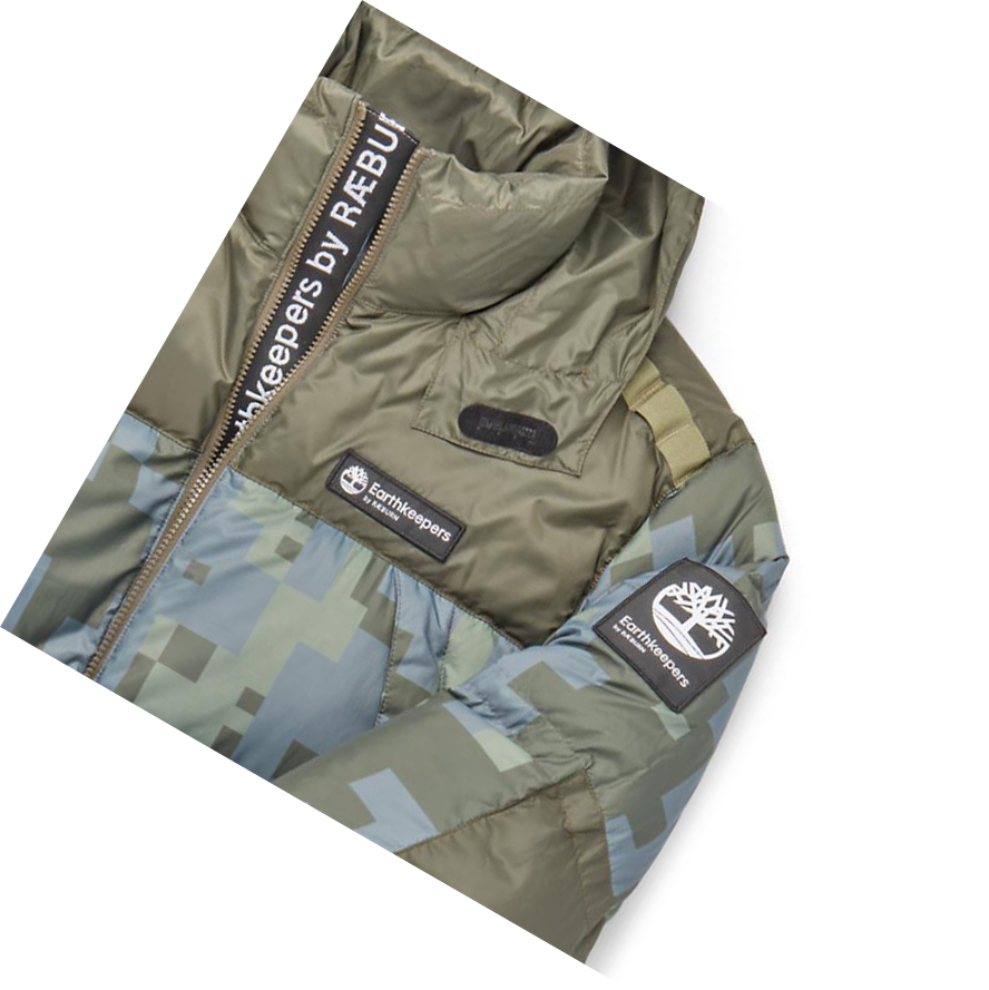 Chaquetas Timberland Earthkeepers® by Raeburn All Gender Puffer Hombre Verde Camuflaje | ES-HJUOI40