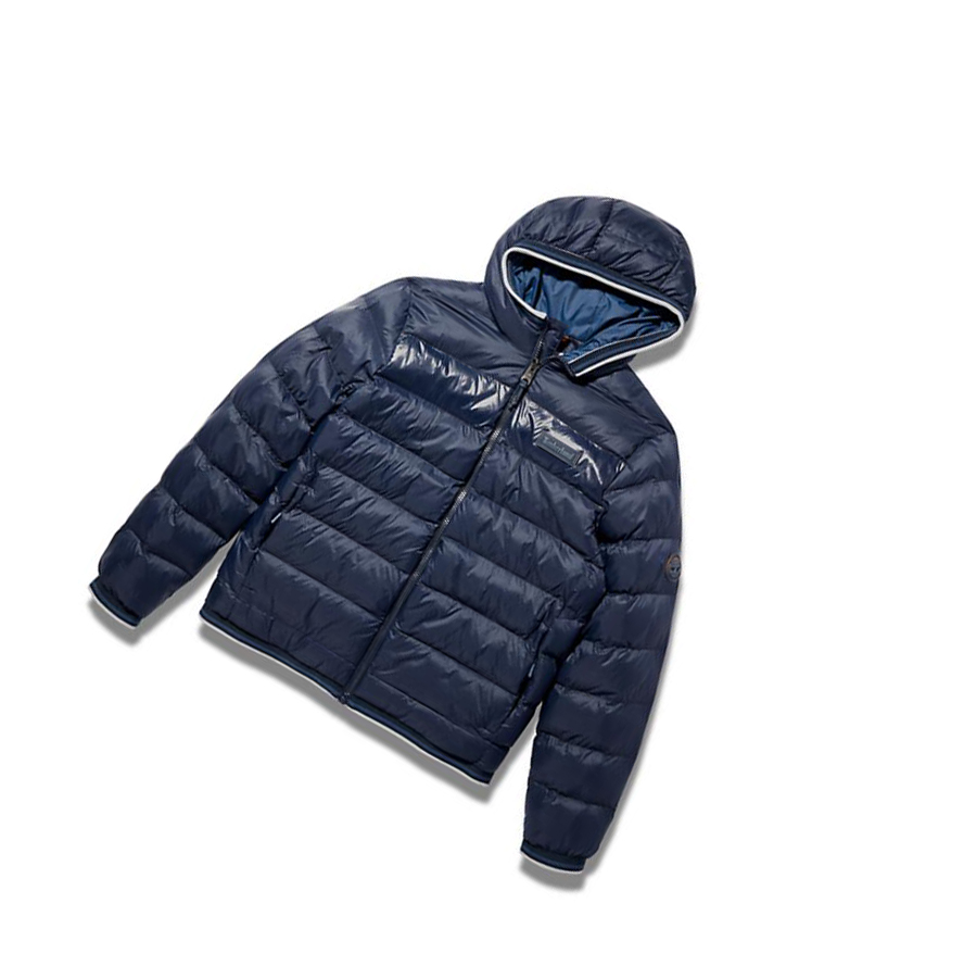 Chaquetas Timberland Garfield Encapuchado Puffer Hombre Azul Marino | ES-ULYXB42