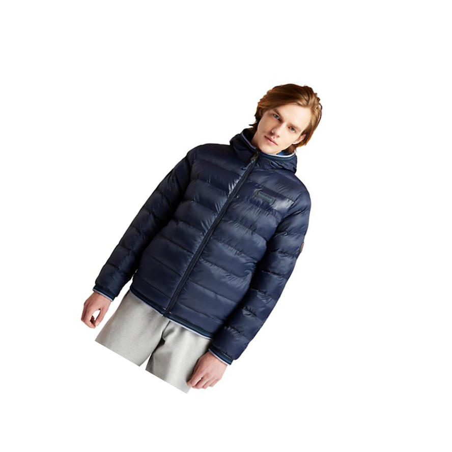 Chaquetas Timberland Garfield Encapuchado Puffer Hombre Azul Marino | ES-ULYXB42