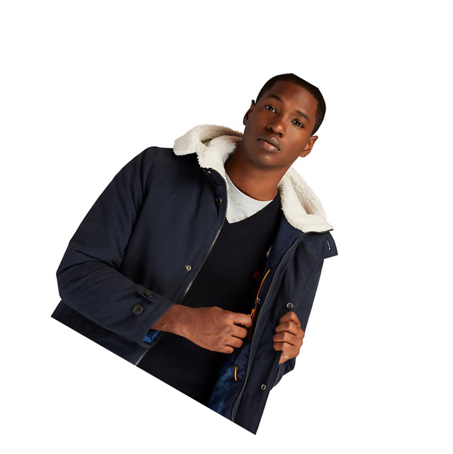 Chaquetas Timberland Mount Kelsey Fishtail Parka Hombre Azul Marino | ES-GBIZD42