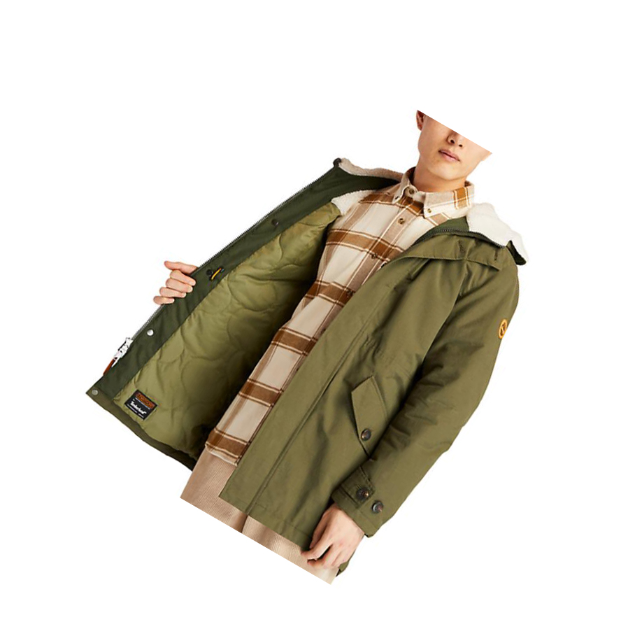 Chaquetas Timberland Mount Kelsey Fishtail Parka Hombre Verde Oscuro | ES-KURNC68