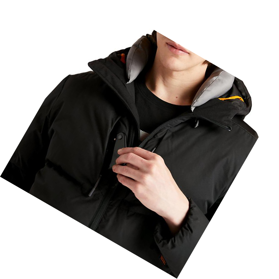 Chaquetas Timberland Neo Summit Invierno Quilted-Híbrido Hombre Negras | ES-FHASX34