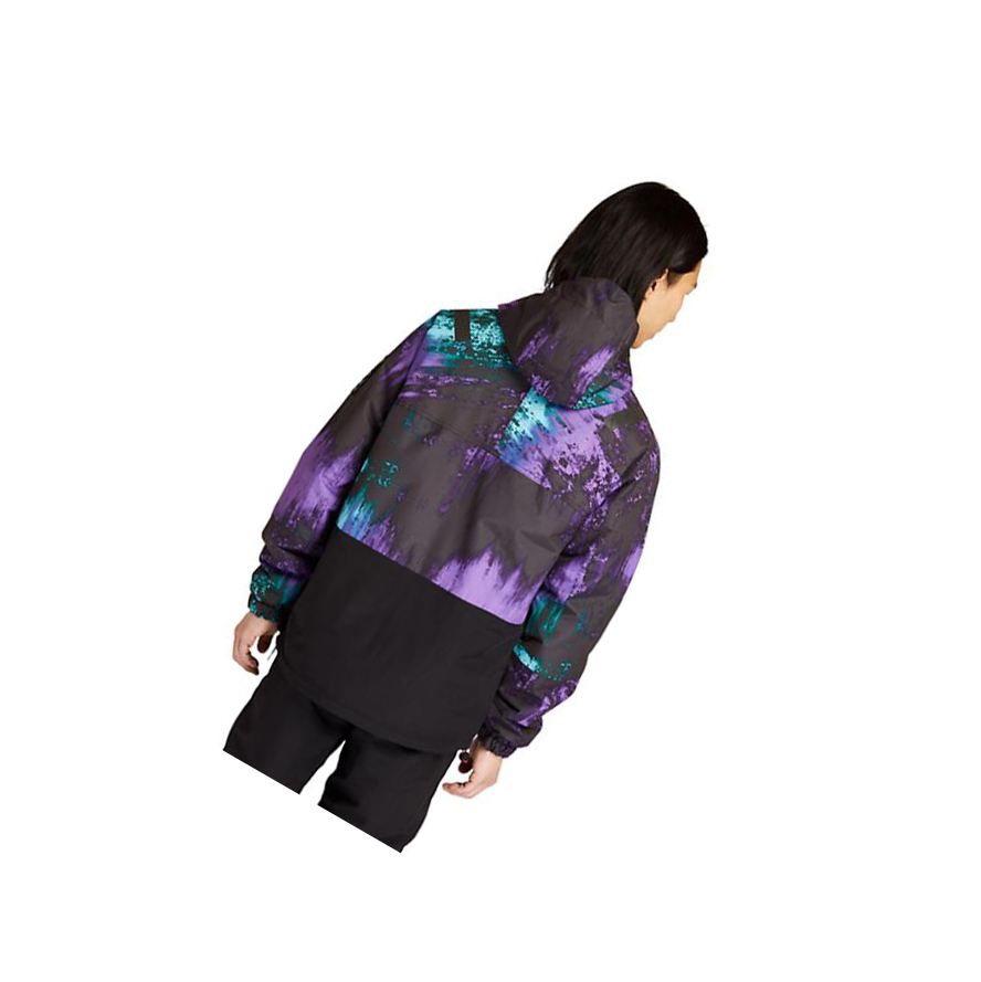 Chaquetas Timberland Northern Lights Rain with Aurora Print Hombre Negras | ES-GALVX39