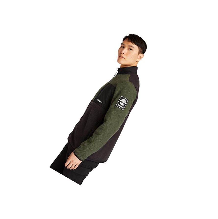 Chaquetas Timberland Outdoor Archive Fleece Field Hombre Verde Oscuro | ES-DHALP68