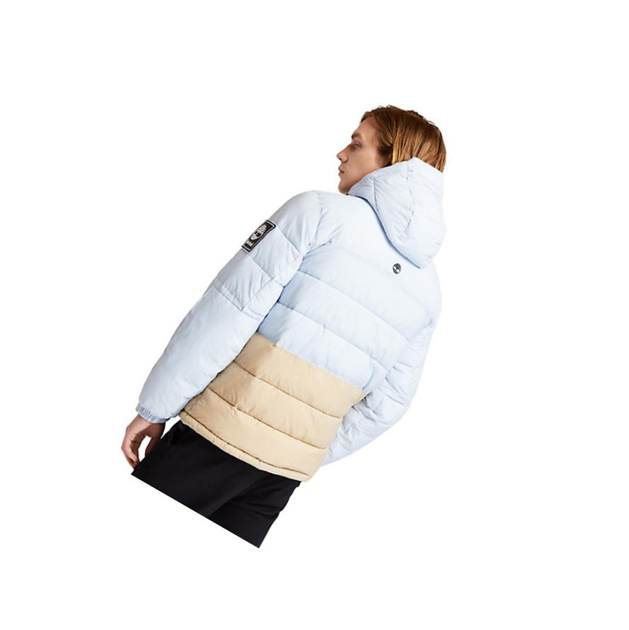 Chaquetas Timberland Outdoor Archive Puffer Quilted-Híbrido Hombre Azules Claro | ES-VLBOZ31