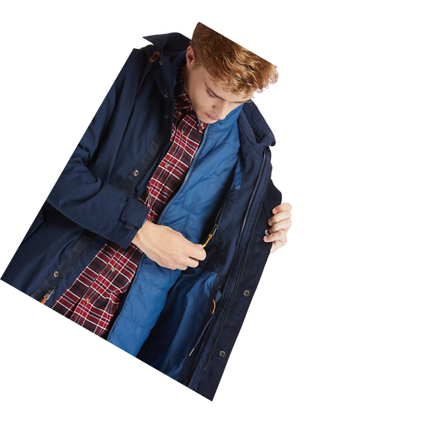 Chaquetas Timberland Snowdon Peak 3-in-1 Impermeables Parka Hombre Azul Marino | ES-SOPJT03