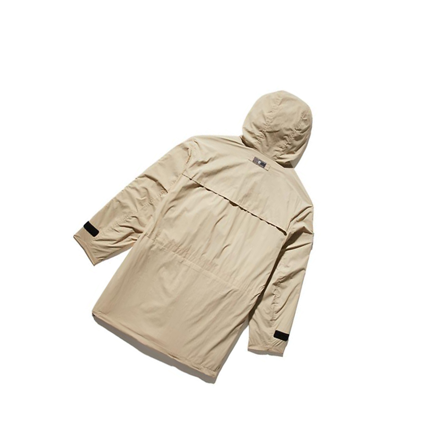 Chaquetas Timberland Tommy Hilfiger x Timberland® Re-imagined Reversible Cargo Parka Hombre Beige | ES-HKBIR05