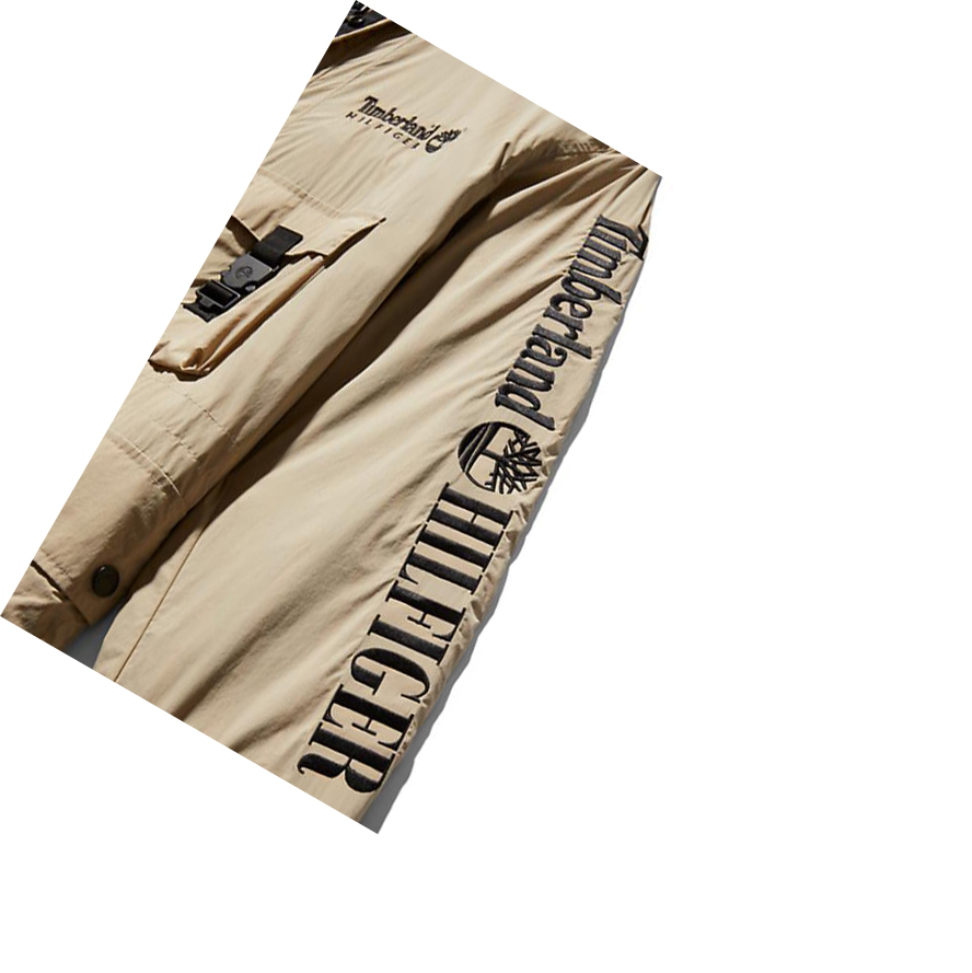 Chaquetas Timberland Tommy Hilfiger x Timberland® Re-imagined Reversible Cargo Parka Hombre Beige | ES-HKBIR05