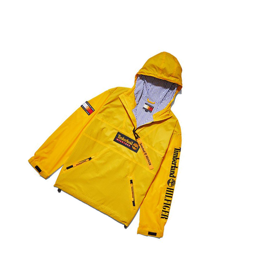 Chaquetas Timberland Tommy Hilfiger x Timberland® Re-Mixed Anorak Hombre Amarillo | ES-ULMKY17