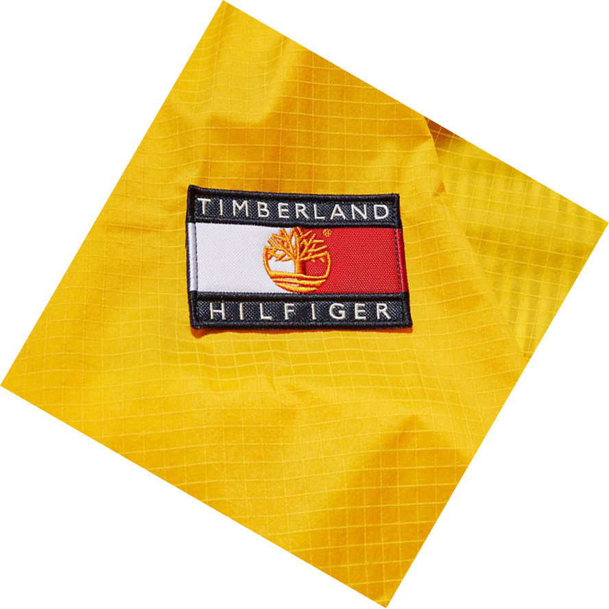 Chaquetas Timberland Tommy Hilfiger x Timberland® Re-Mixed Anorak Hombre Amarillo | ES-ULMKY17