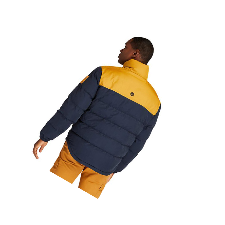 Chaquetas Timberland Welch Mountain Puffer Quilted-Híbrido Hombre Azul Marino | ES-BVORA20