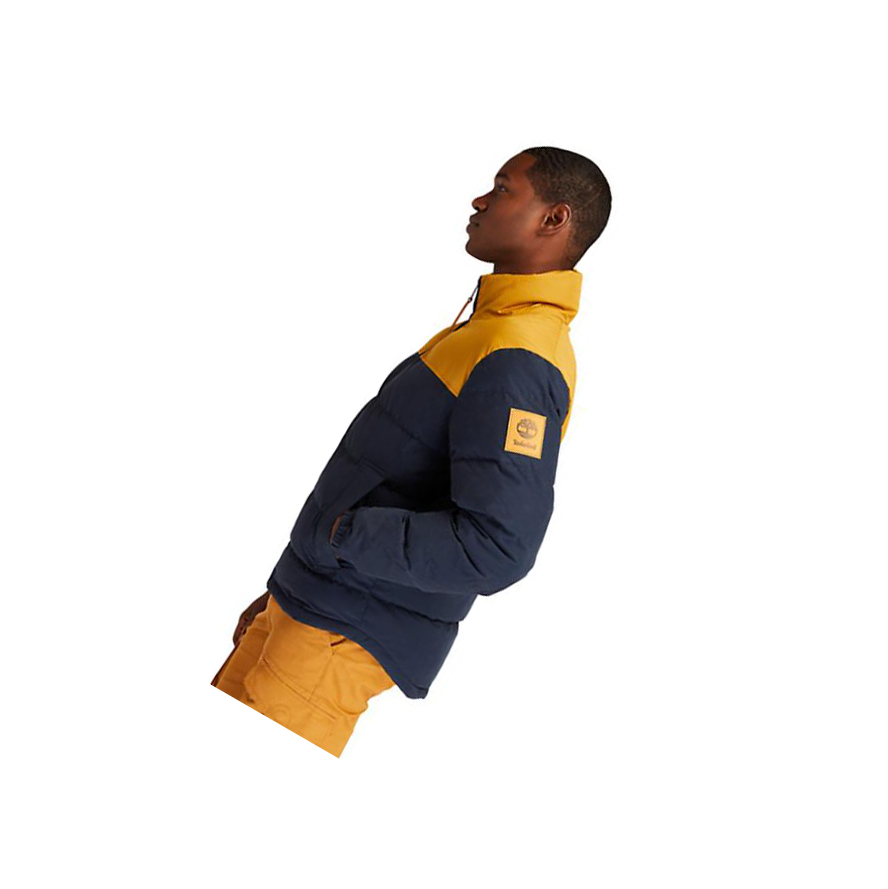 Chaquetas Timberland Welch Mountain Puffer Quilted-Híbrido Hombre Azul Marino | ES-BVORA20