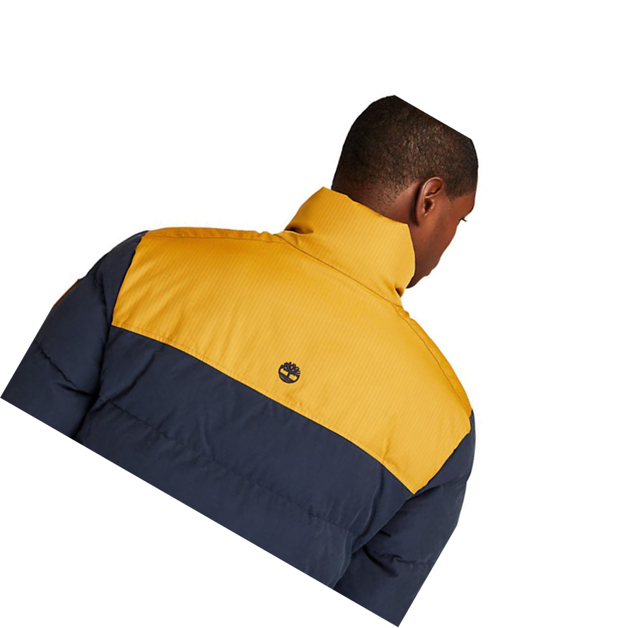 Chaquetas Timberland Welch Mountain Puffer Quilted-Híbrido Hombre Azul Marino | ES-BVORA20