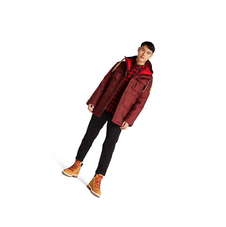 Chaquetas Timberland Wilmington DryVent™ Field Parka Hombre Rojas | ES-HWBDM58