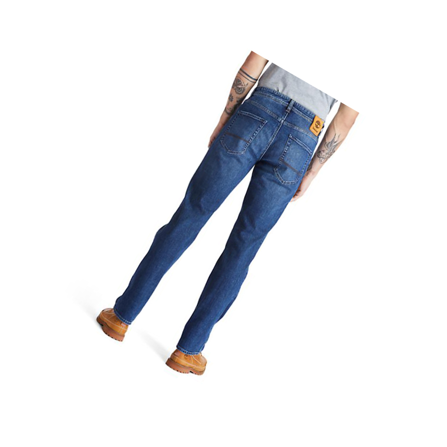 Jeans Timberland Squam Lake Stretch Hombre Azules | ES-ISTAK95