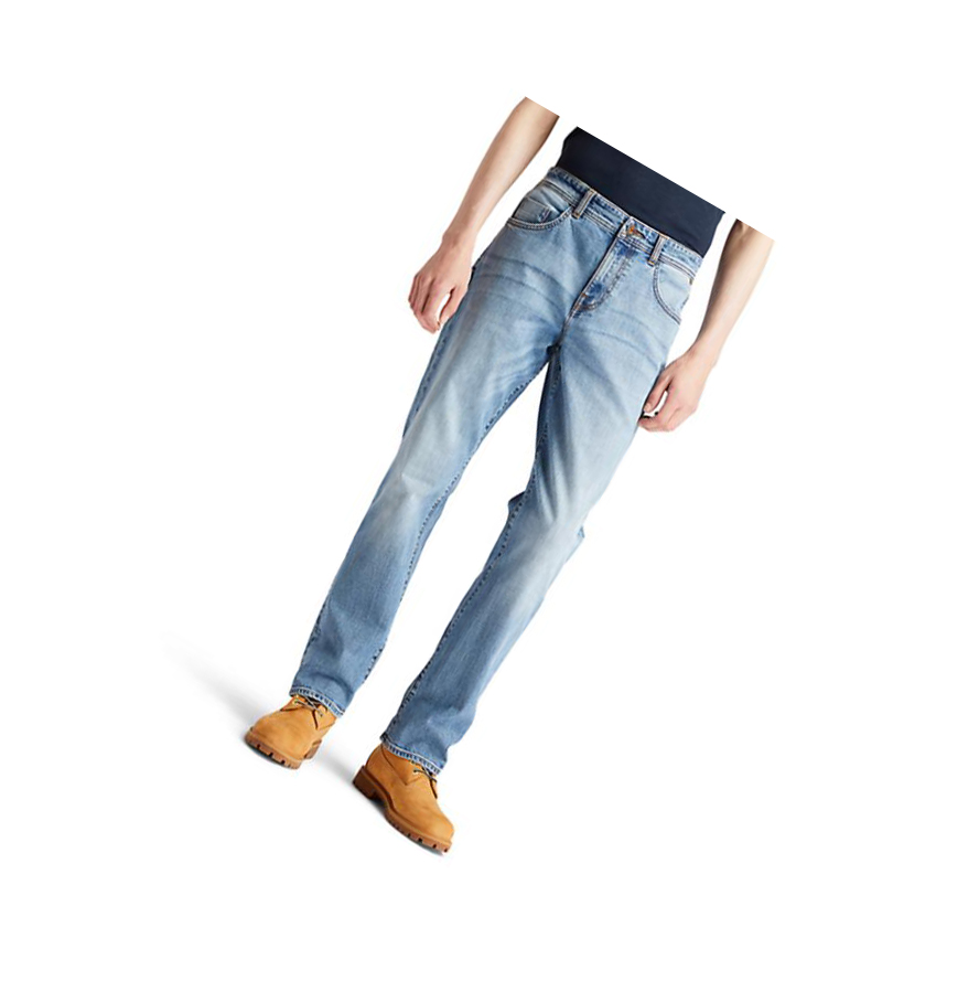 Jeans Timberland Tapered-leg Comodidad Hombre Azules Claro | ES-FETRG83