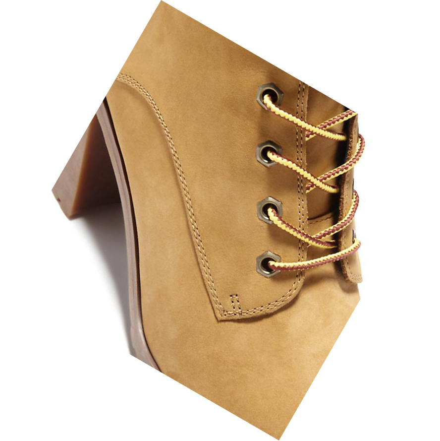 Original 6-inch Boots Timberland Allington Encaje-Up Mujer Amarillo | ES-GMSLP58