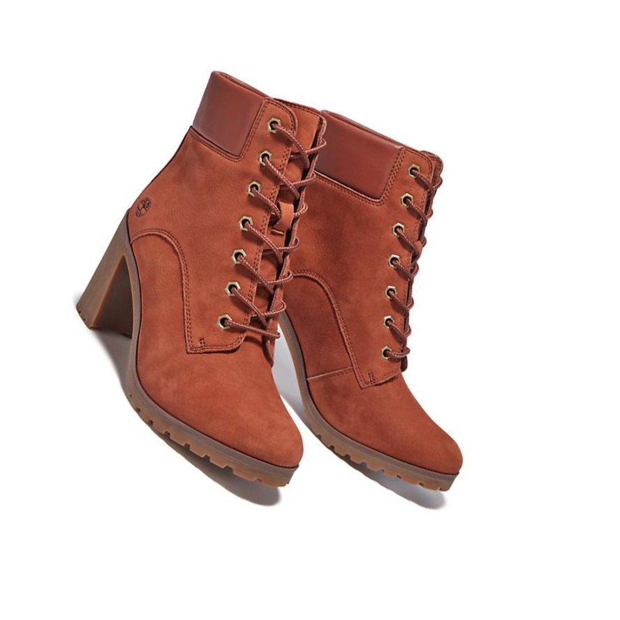 Original 6-inch Boots Timberland Allington Tacón Mujer Marrones | ES-TWIME18