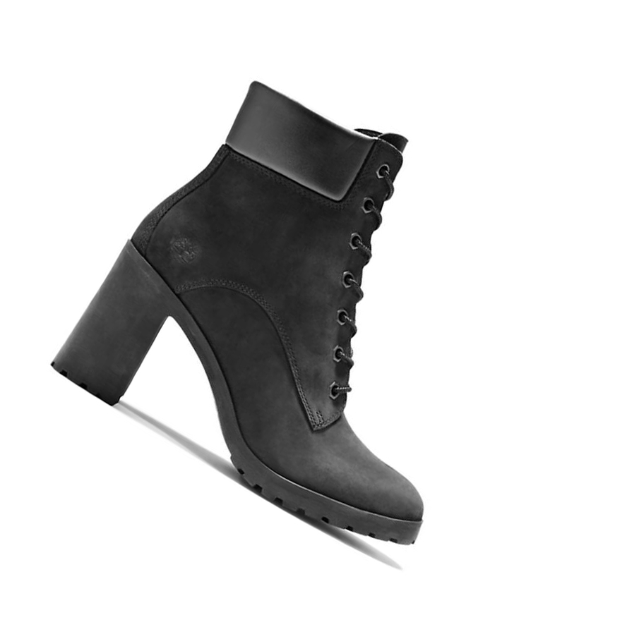 Original 6-inch Boots Timberland Allington Encaje-Up Mujer Negras | ES-TYSXR16