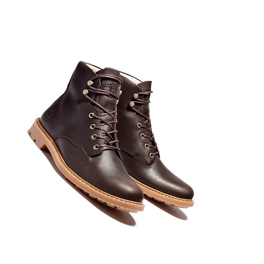 Original 6-inch Boots Timberland Belanger EK+ Hombre Marrones Oscuro | ES-JEYNZ23