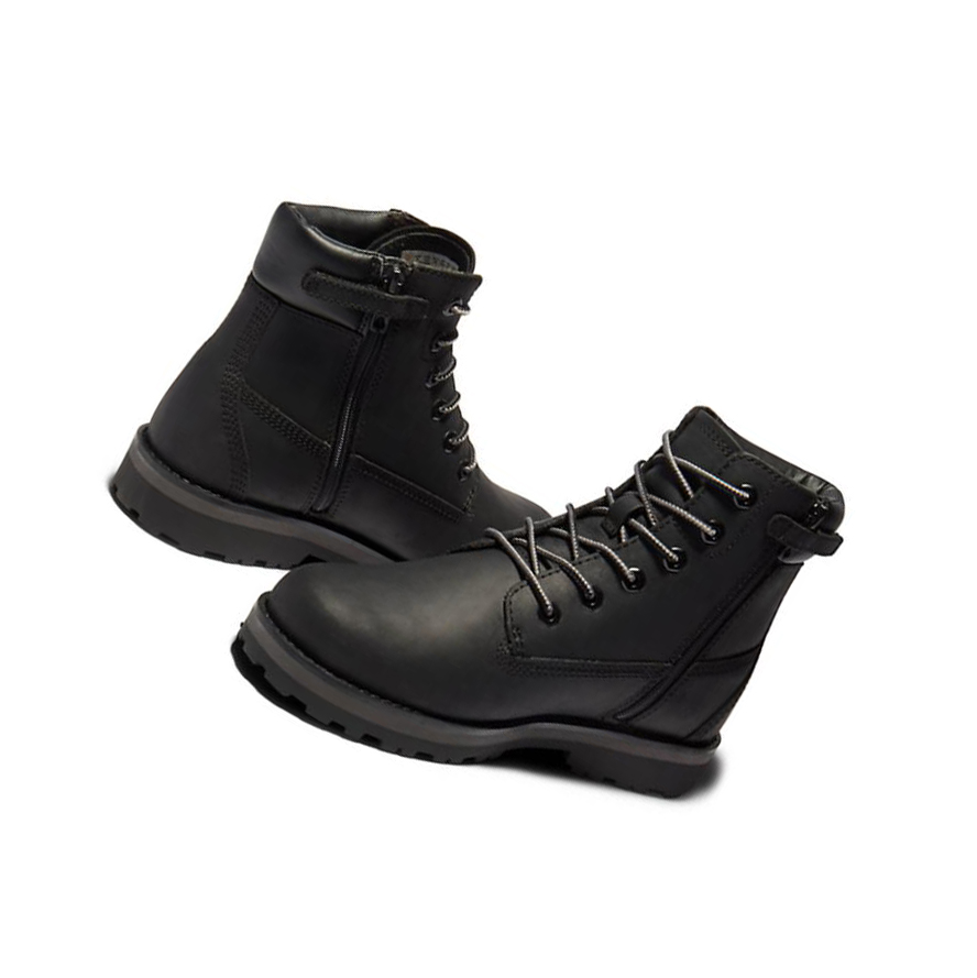 Original 6-inch Boots Timberland Courma Kid Side-zip Niños Negras | ES-CISTW76