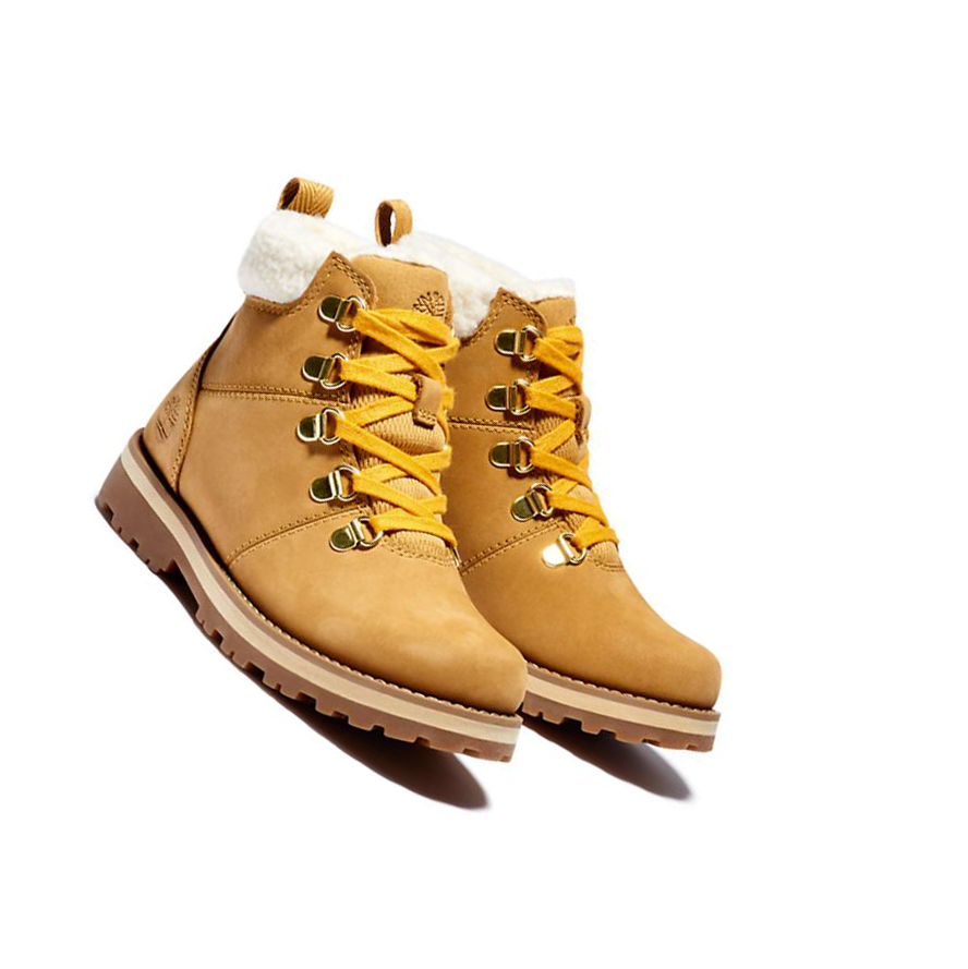 Original 6-inch Boots Timberland Courma Kid Niños Amarillo | ES-IXVFO26