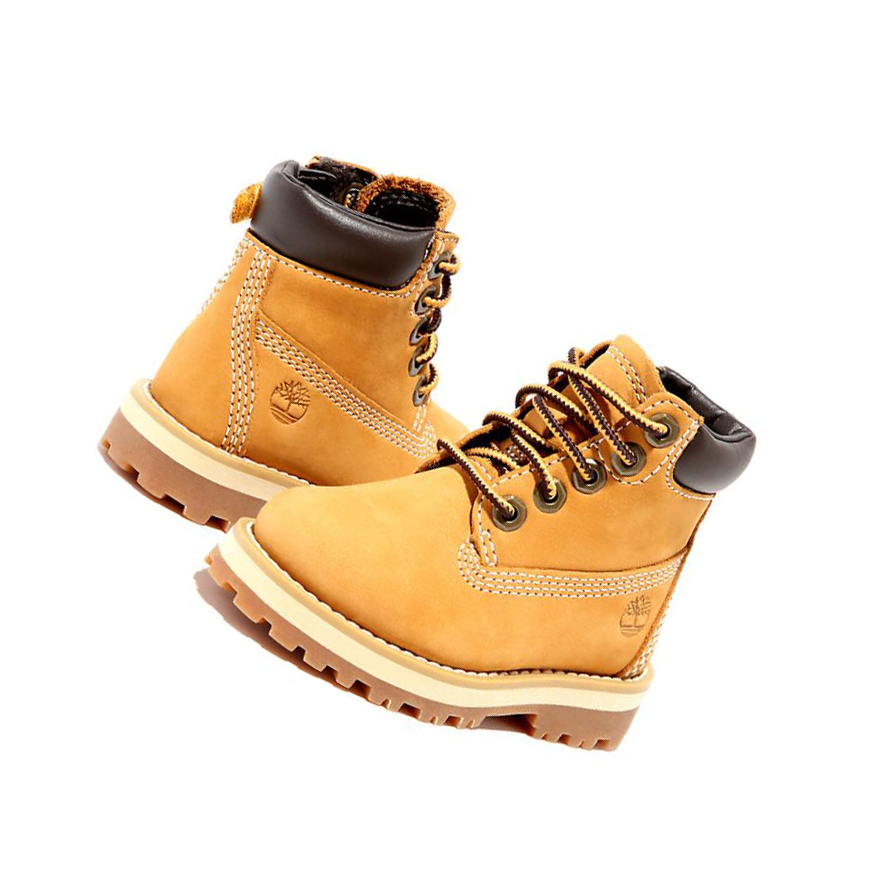 Original 6-inch Boots Timberland Courma Kid Niños Amarillo | ES-SGZKR40