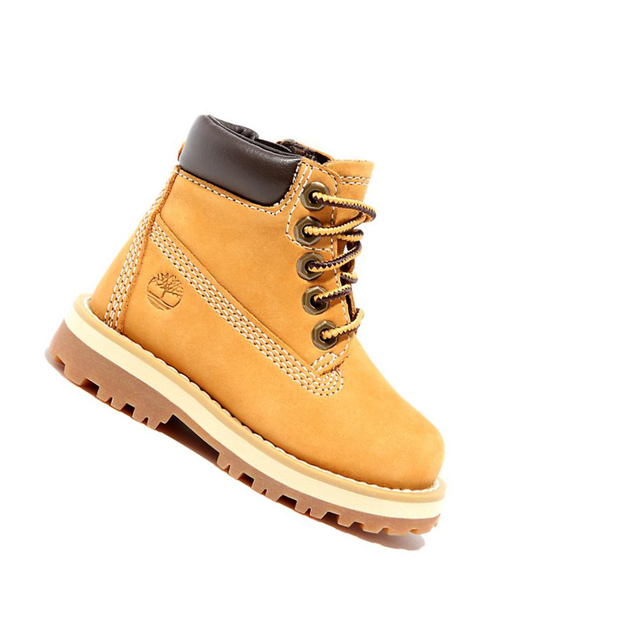 Original 6-inch Boots Timberland Courma Kid Niños Amarillo | ES-SGZKR40