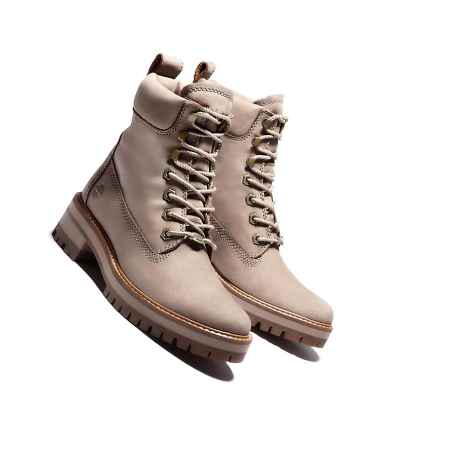 Original 6-inch Boots Timberland Courmayeur Valley Mujer Taupe | ES-KZRMF16