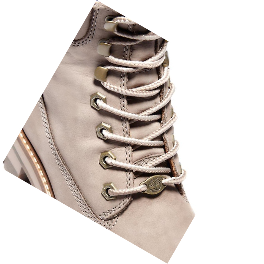 Original 6-inch Boots Timberland Courmayeur Valley Mujer Taupe | ES-KZRMF16