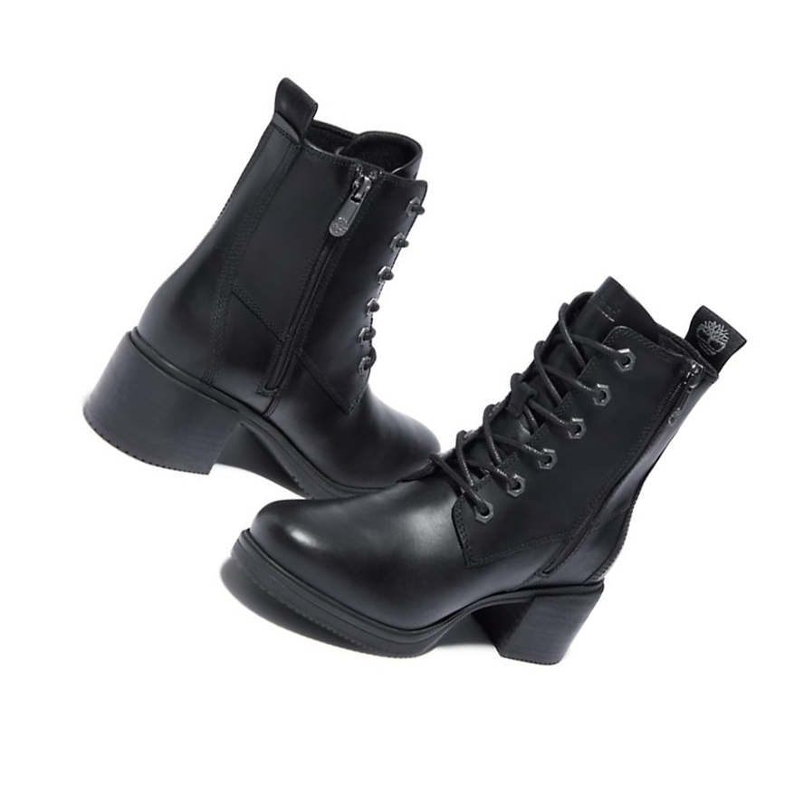 Original 6-inch Boots Timberland Dalston Vibe Mujer Negras | ES-LOHXB90