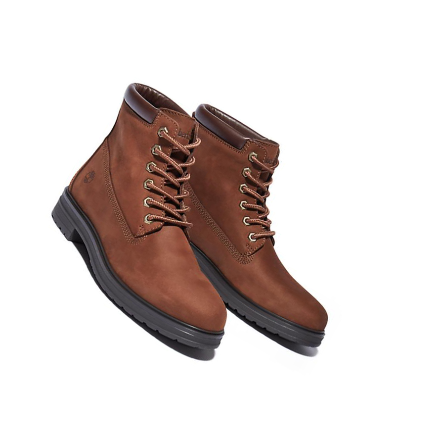 Original 6-inch Boots Timberland Hannover Hill Mujer Marrones Oscuro | ES-LIYWE05