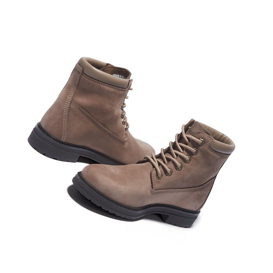 Original 6-inch Boots Timberland Hannover Hill Mujer Gris | ES-MNYGT79