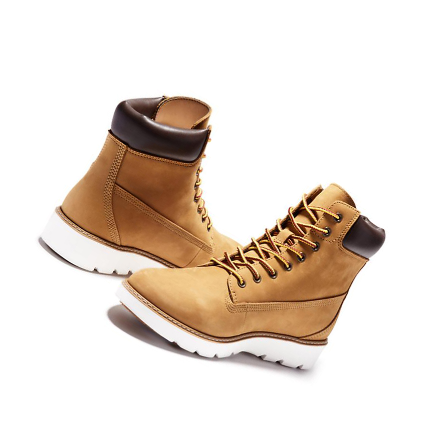 Original 6-inch Boots Timberland Keeley Field Mujer Amarillo | ES-IVSMY16