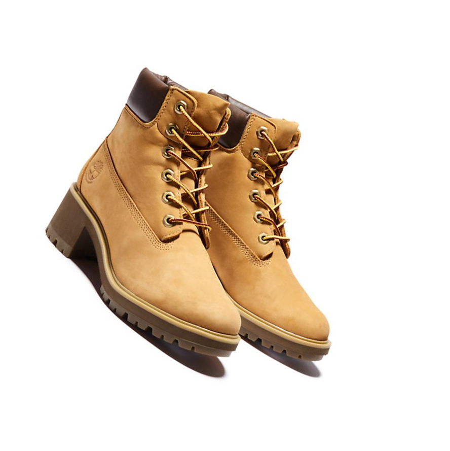 Original 6-inch Boots Timberland Kinsley Mujer Amarillo | ES-LNTCD30