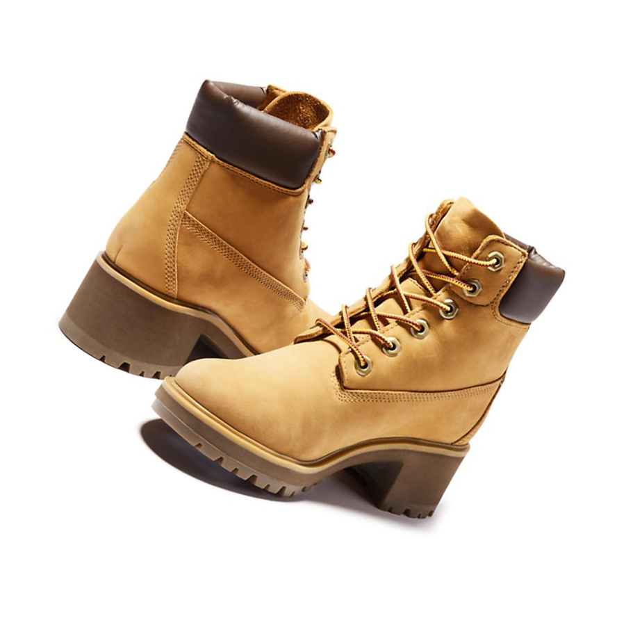 Original 6-inch Boots Timberland Kinsley Mujer Amarillo | ES-LNTCD30