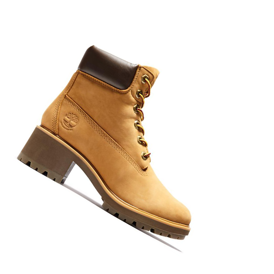 Original 6-inch Boots Timberland Kinsley Mujer Amarillo | ES-LNTCD30