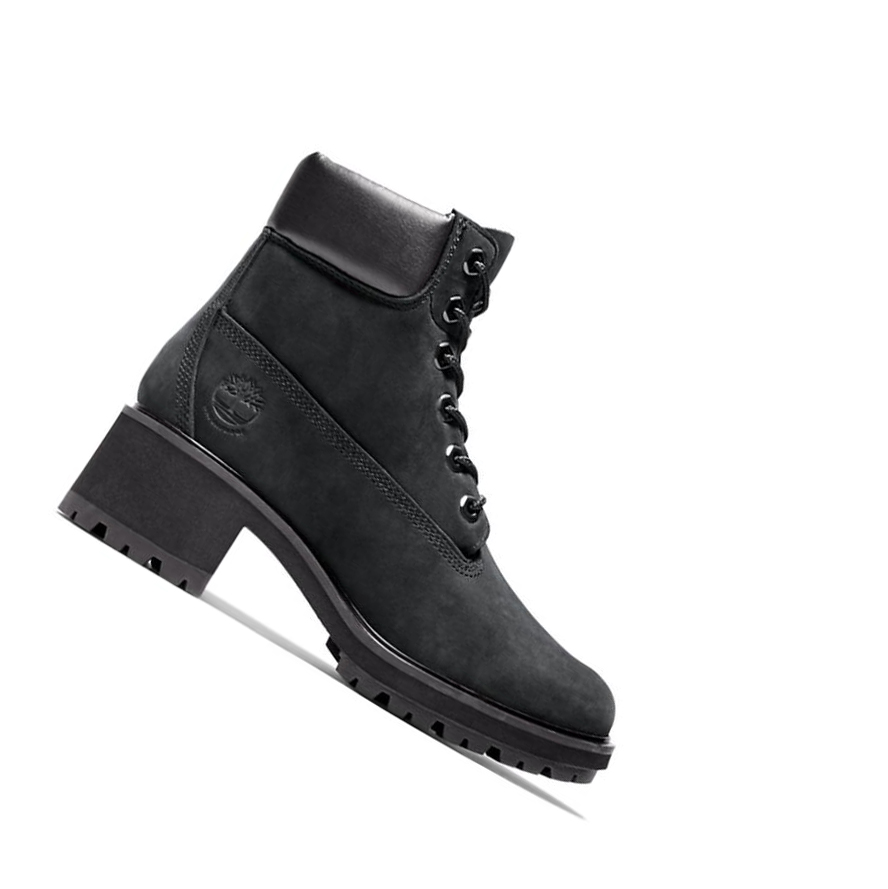 Original 6-inch Boots Timberland Kinsley Mujer Negras | ES-YFETV13