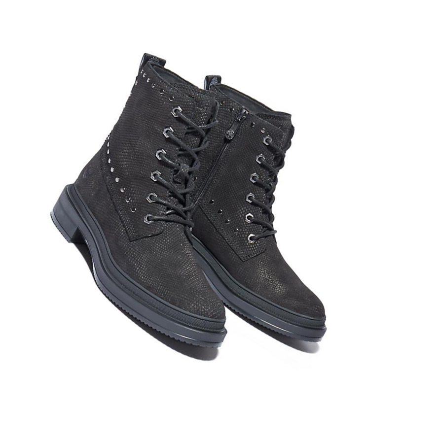 Original 6-inch Boots Timberland Lisbon Lane Mujer Negras | ES-CONEL35