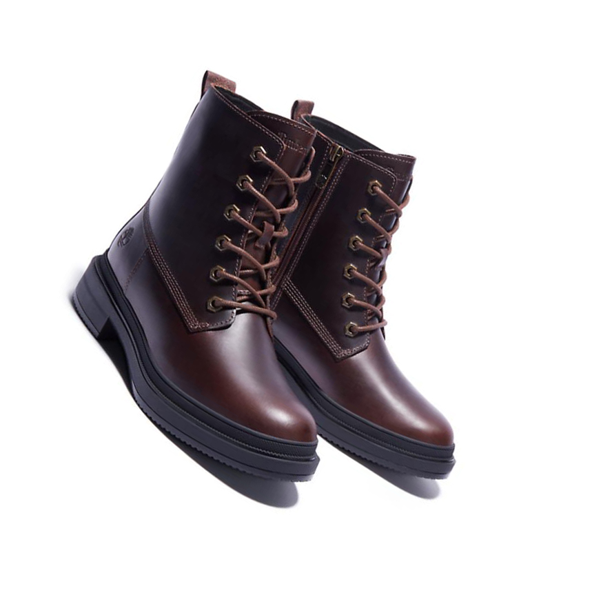 Original 6-inch Boots Timberland Lisbon Lane Invierno Mujer Marrones | ES-HAVUY31