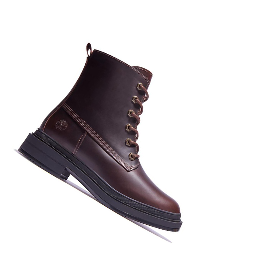 Original 6-inch Boots Timberland Lisbon Lane Invierno Mujer Marrones | ES-HAVUY31