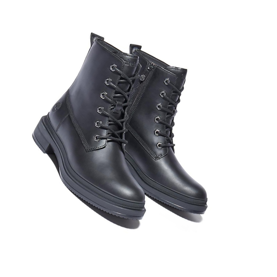 Original 6-inch Boots Timberland Lisbon Lane Mujer Negras | ES-HVMZA80